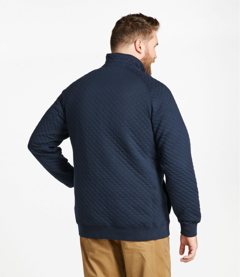 Men's Quilted Sweatshirt, Mockneck | L.L.Bean outlet