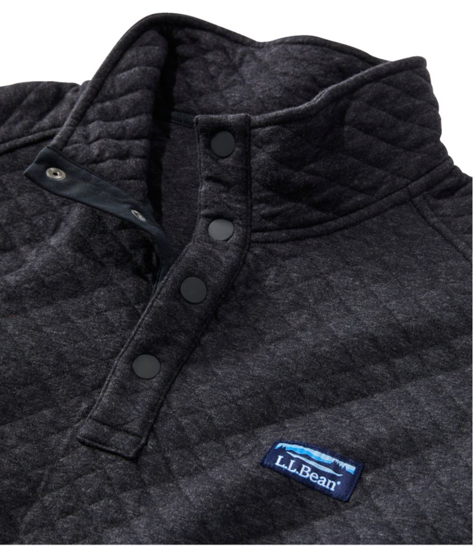 Men's Quilted Sweatshirt, Mockneck | L.L.Bean outlet