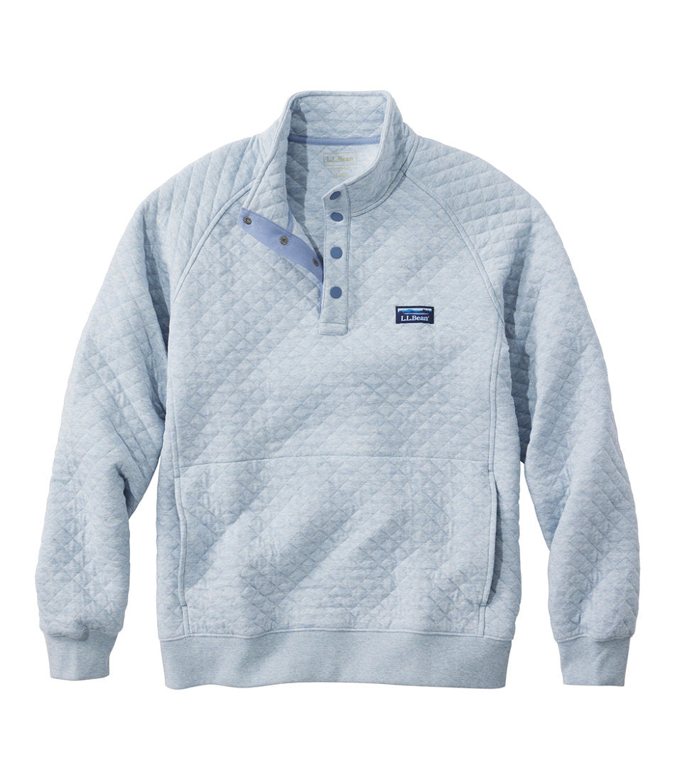 Men's Quilted Sweatshirt, Mockneck | L.L.Bean outlet