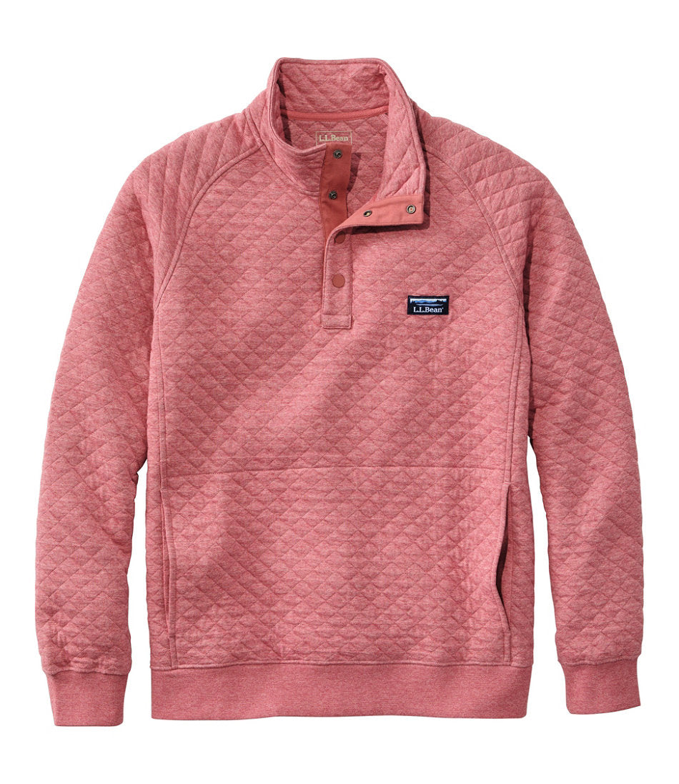 Men's Quilted Sweatshirt, Mockneck | L.L.Bean outlet