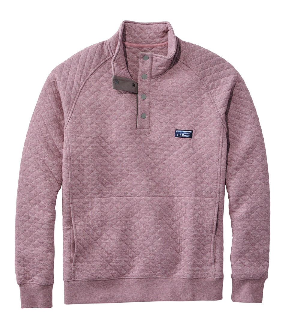 Men's Quilted Sweatshirt, Mockneck | L.L.Bean outlet