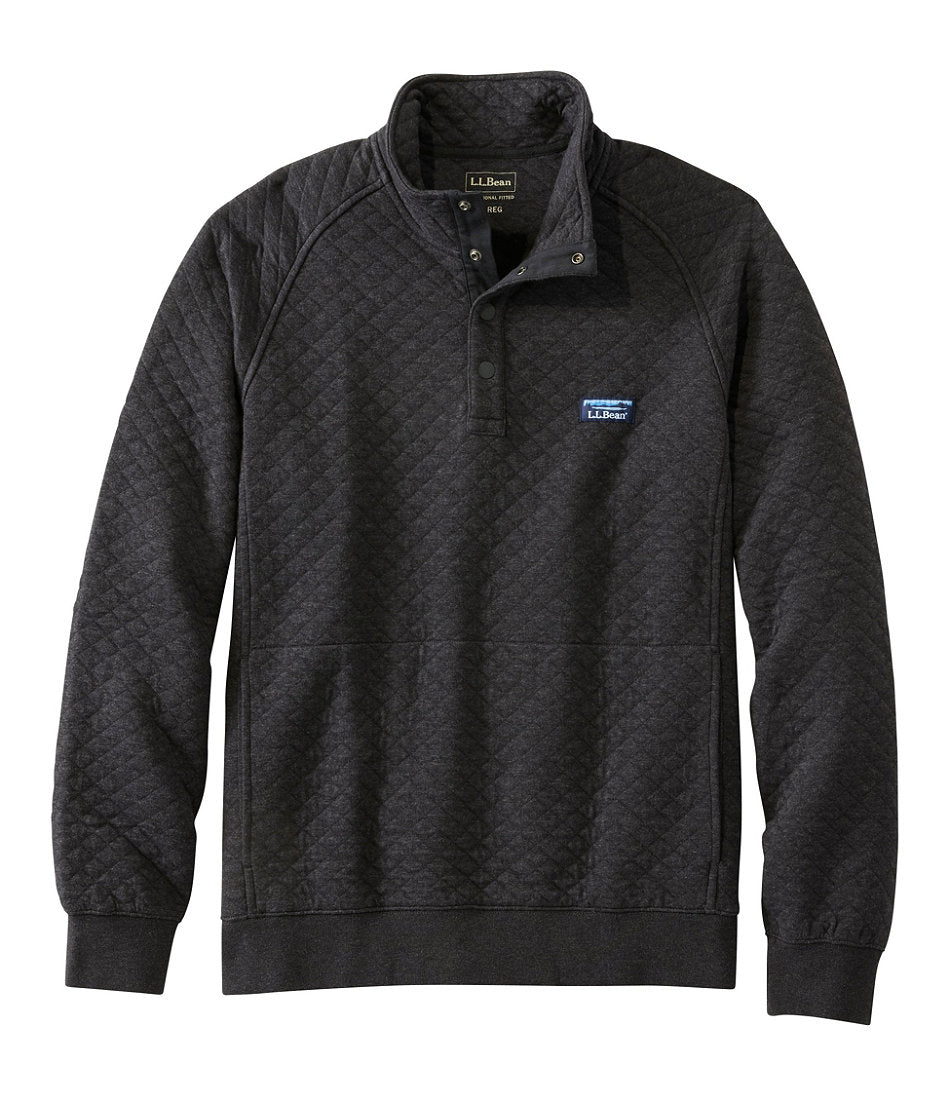 Men's Quilted Sweatshirt, Mockneck | L.L.Bean outlet