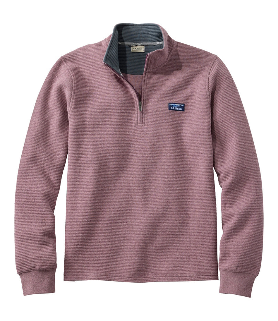 Men's Lakewashed Double-Knit Quarter-Zip Pullover | L.L.Bean online