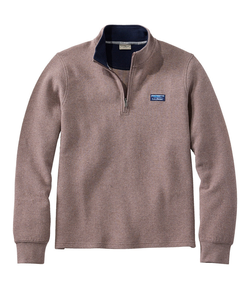 Men's Lakewashed Double-Knit Quarter-Zip Pullover | L.L.Bean online