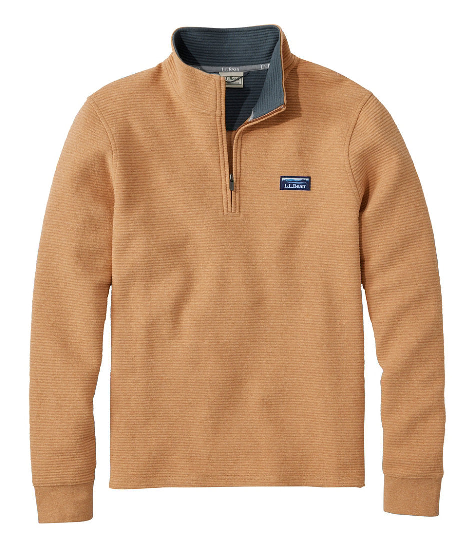 Men's Lakewashed Double-Knit Quarter-Zip Pullover | L.L.Bean online
