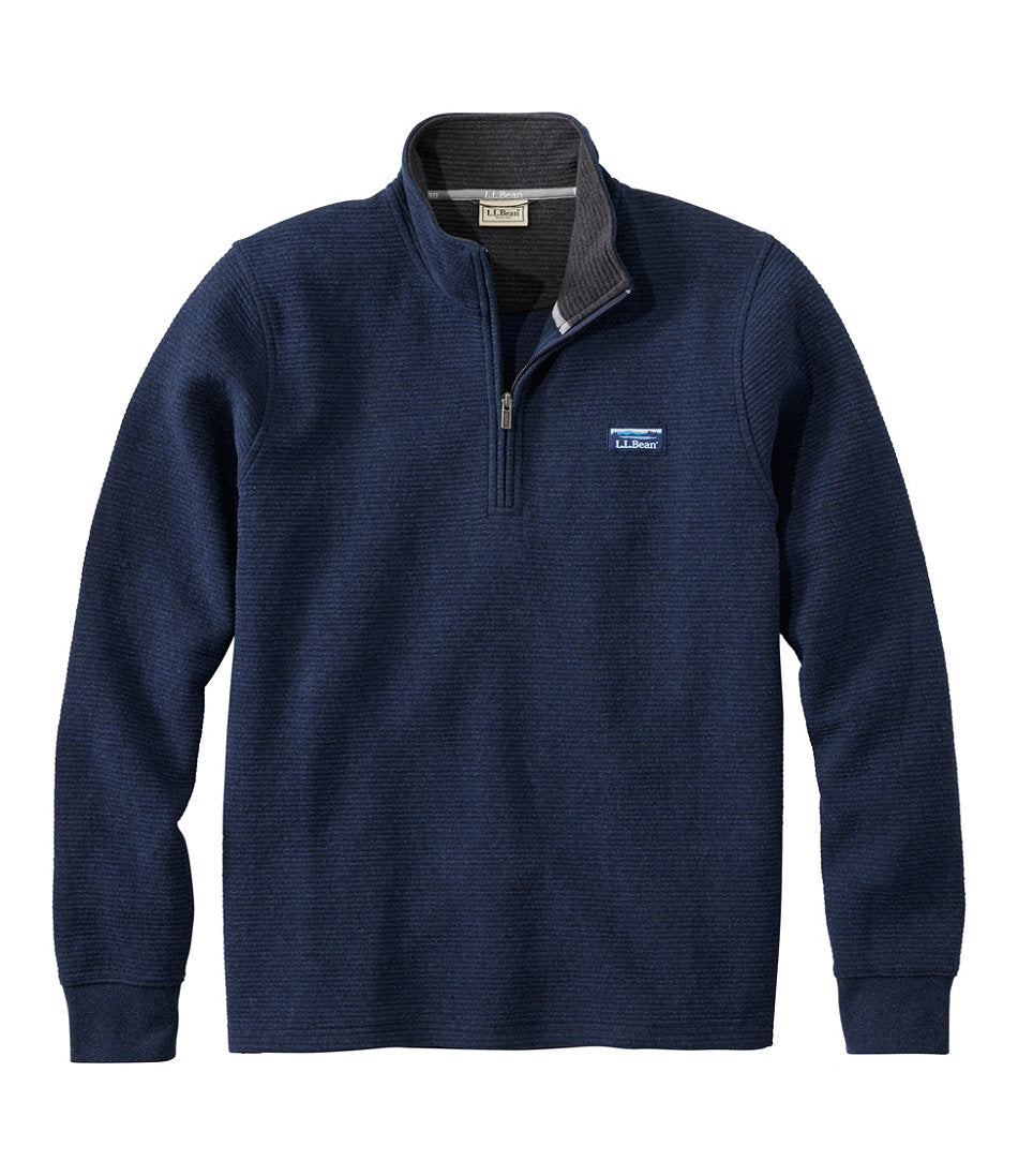 Men's Lakewashed Double-Knit Quarter-Zip Pullover | L.L.Bean online