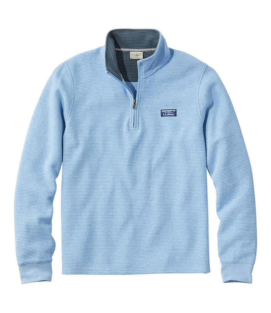 Men's Lakewashed Double-Knit Quarter-Zip Pullover | L.L.Bean online