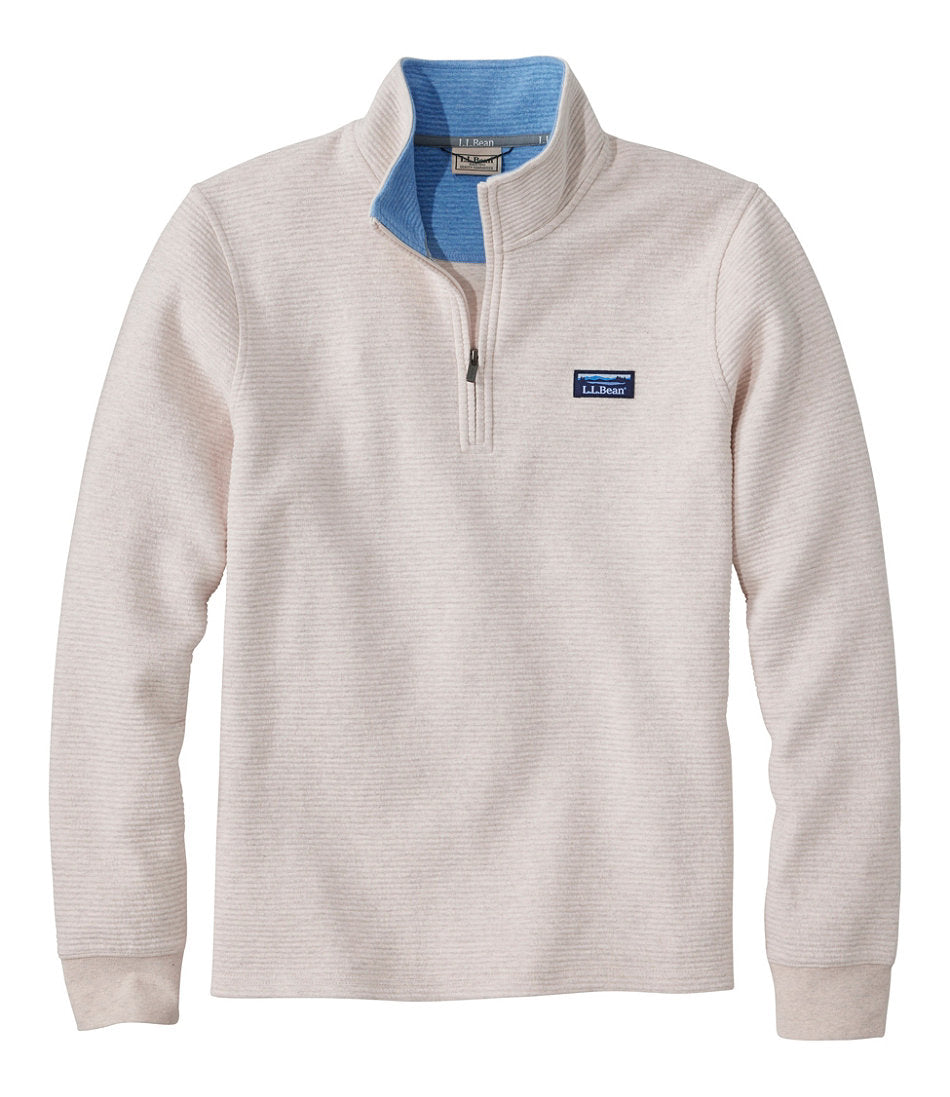 Men's Lakewashed Double-Knit Quarter-Zip Pullover | L.L.Bean online