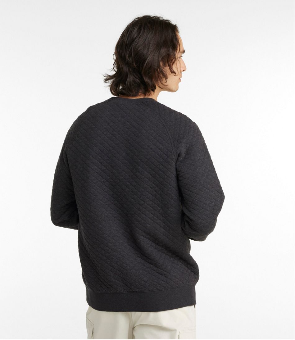 Men's Quilted Sweatshirt, Crewneck | L.L.Bean for sale