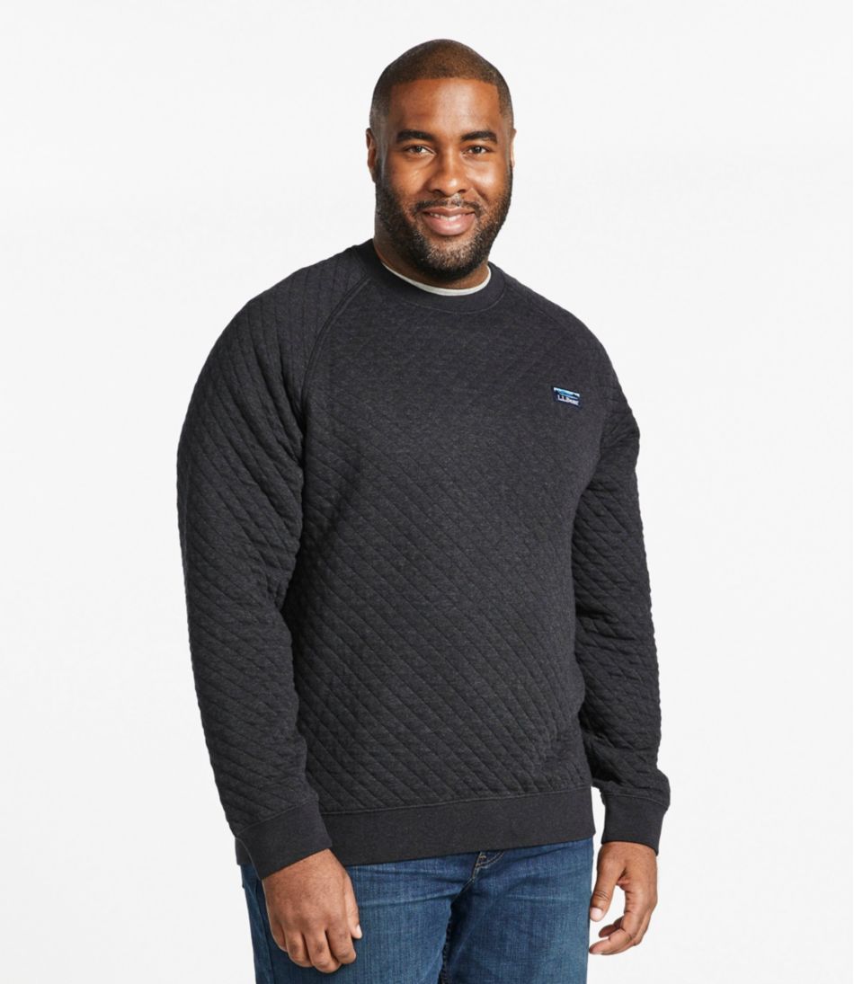 Men's Quilted Sweatshirt, Crewneck | L.L.Bean for sale