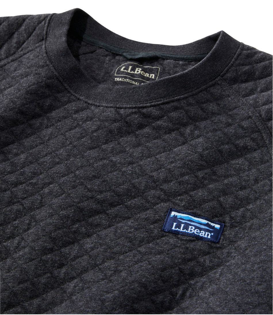 Men's Quilted Sweatshirt, Crewneck | L.L.Bean for sale