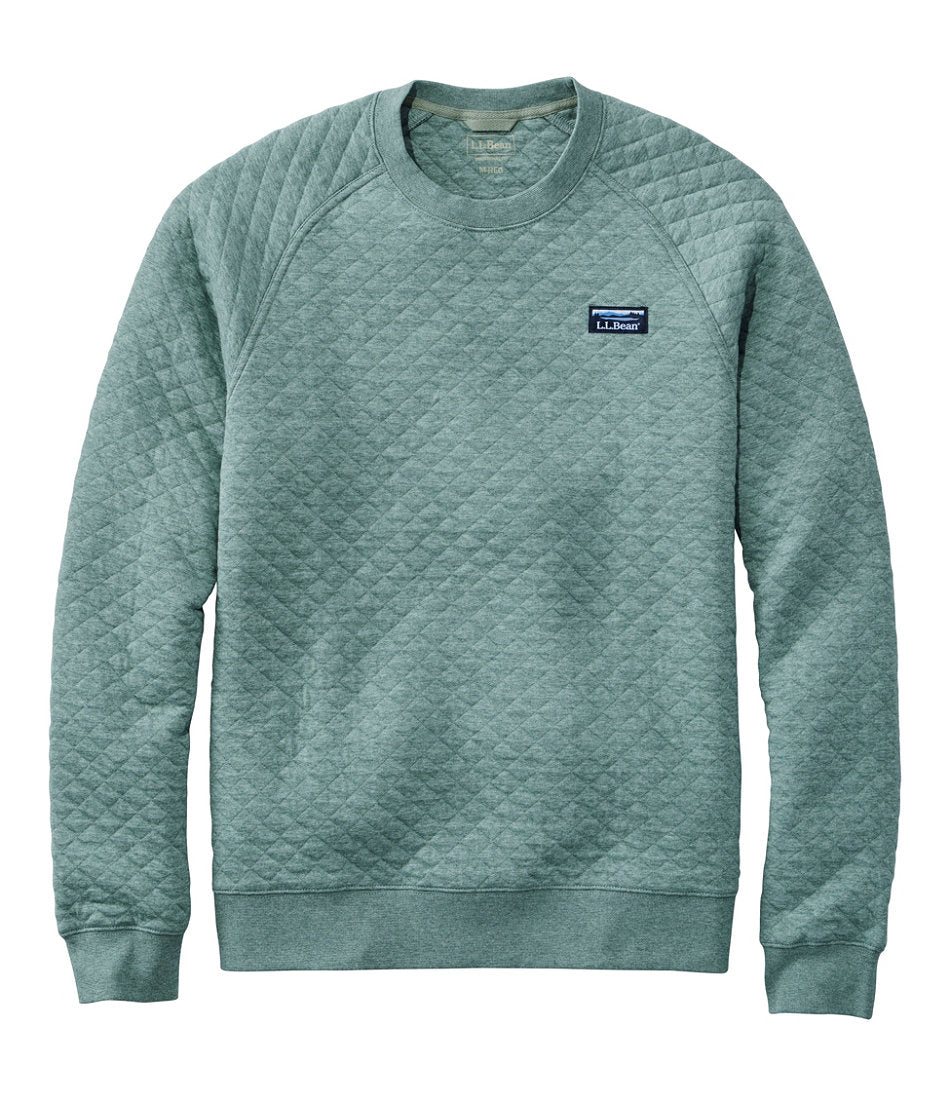 Men's Quilted Sweatshirt, Crewneck | L.L.Bean for sale