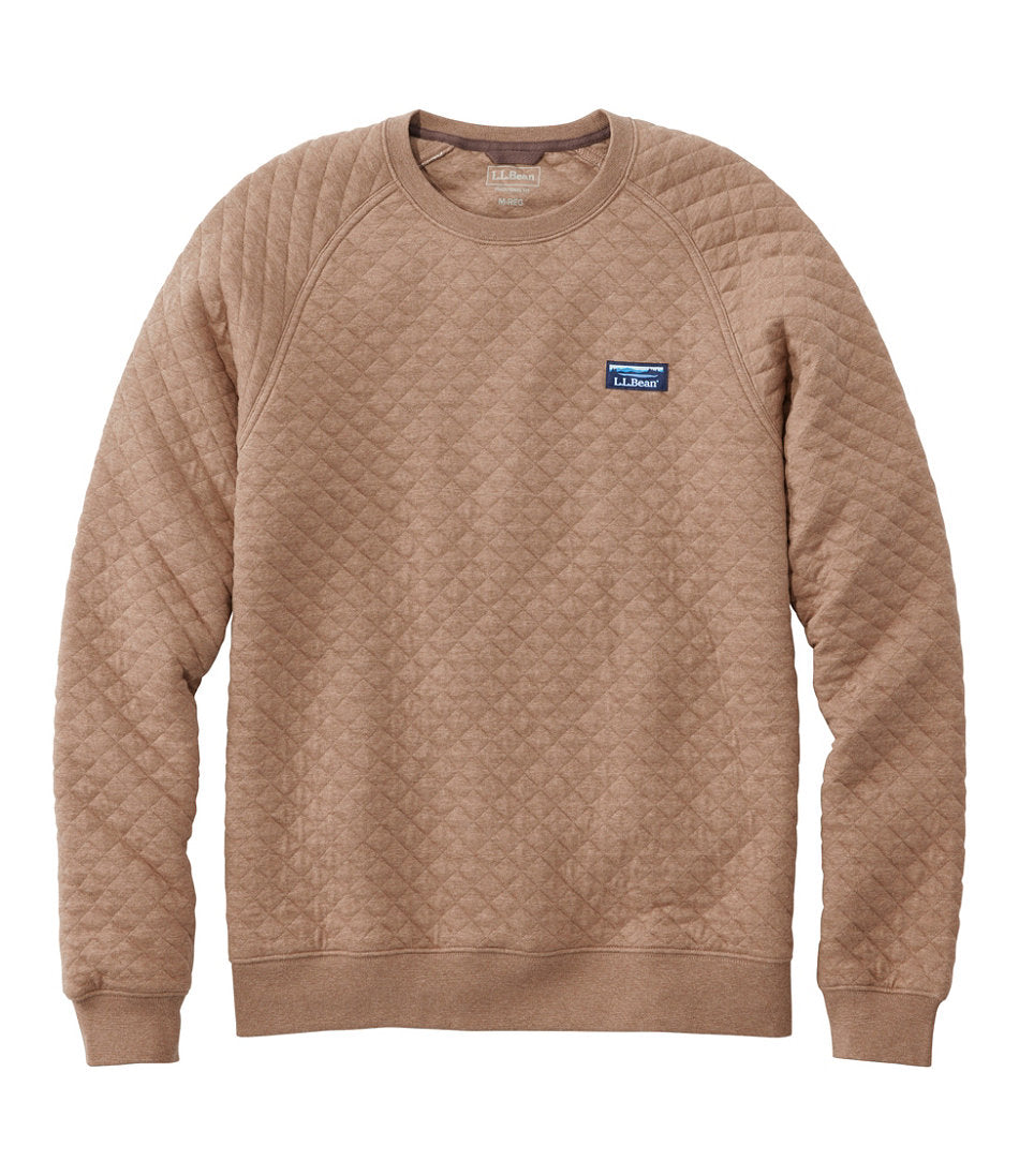 Men's Quilted Sweatshirt, Crewneck | L.L.Bean for sale