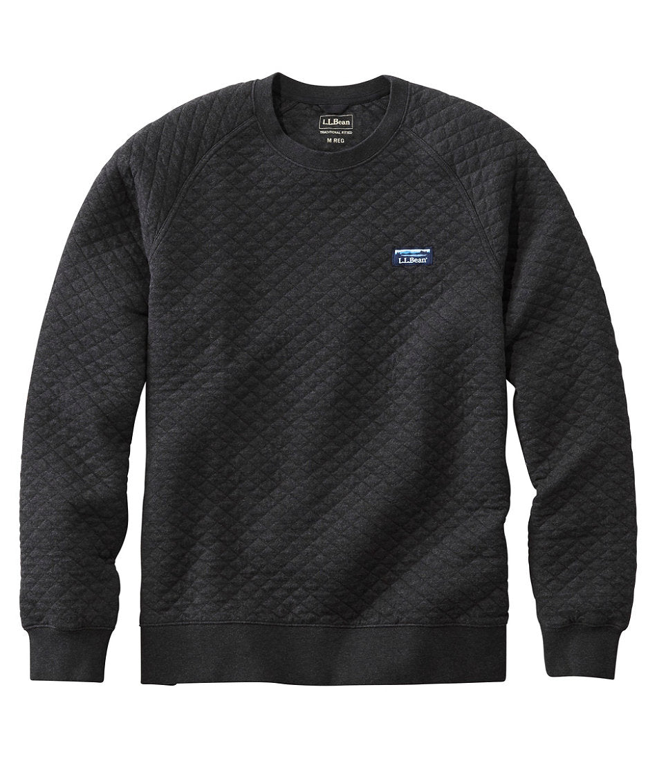 Men's Quilted Sweatshirt, Crewneck | L.L.Bean for sale