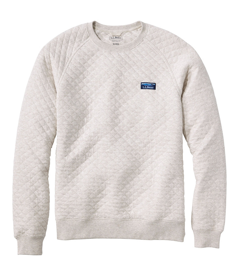 Men's Quilted Sweatshirt, Crewneck | L.L.Bean for sale