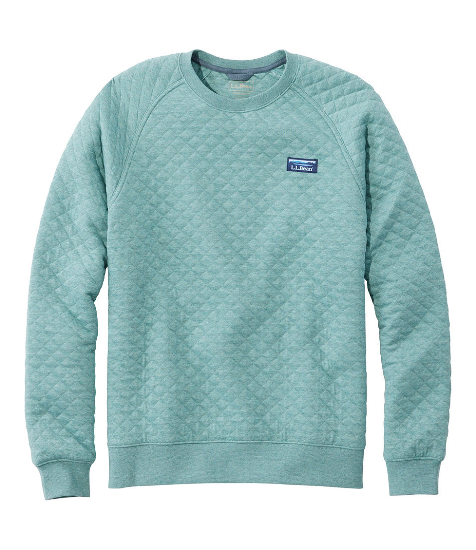 Men's Quilted Sweatshirt, Crewneck | L.L.Bean for sale