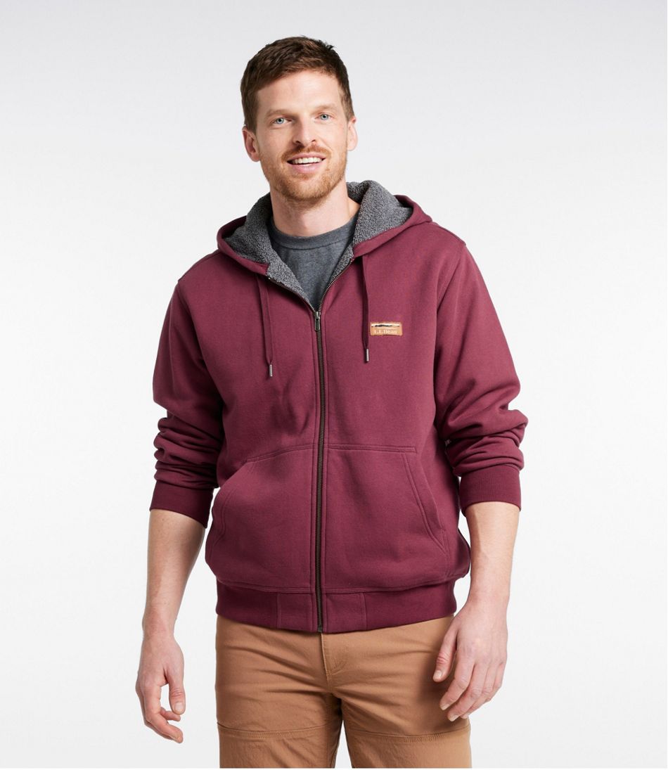 Men's Katahdin Iron Works® Hooded Sweatshirt, Fleece-Lined | L.L.Bean online