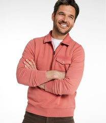 Men's Sunwashed Sweatshirt, Quarter-Zip Polo, Long-Sleeve | L.L.Bean on sale