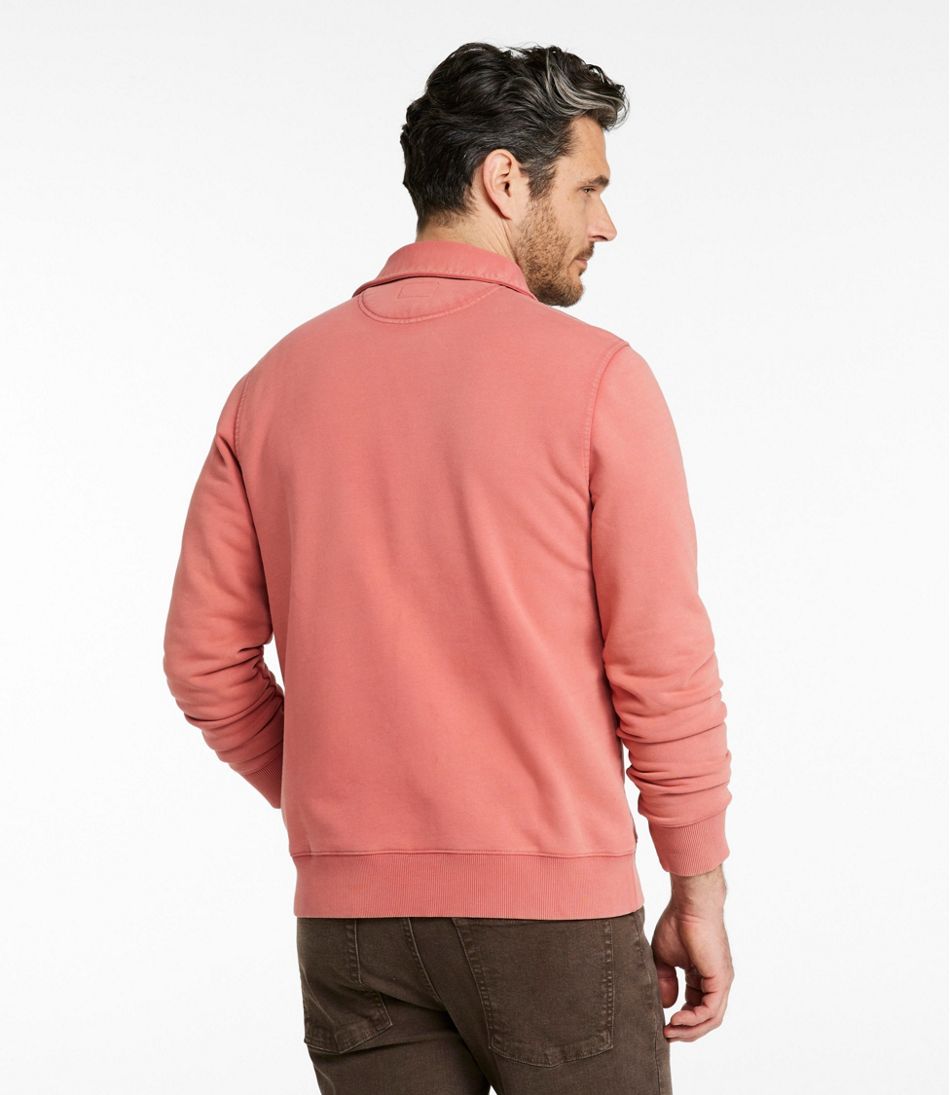 Men's Sunwashed Sweatshirt, Quarter-Zip Polo, Long-Sleeve | L.L.Bean on sale