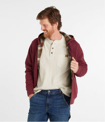 Men's Katahdin Iron Works® Hooded Sweatshirt, Flannel-Lined | L.L.Bean near me
