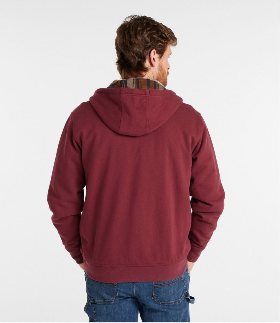 Men's Katahdin Iron Works® Hooded Sweatshirt, Flannel-Lined | L.L.Bean near me