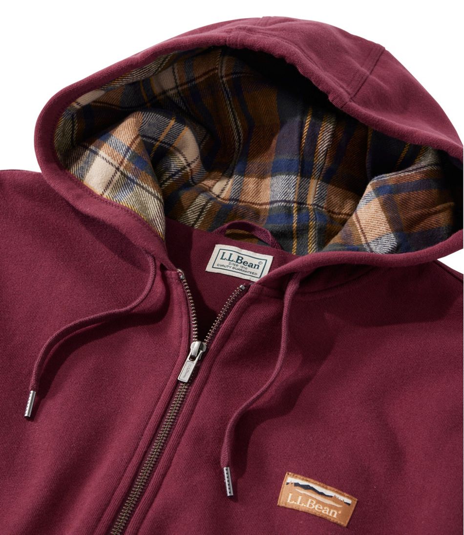 Men's Katahdin Iron Works® Hooded Sweatshirt, Flannel-Lined | L.L.Bean near me