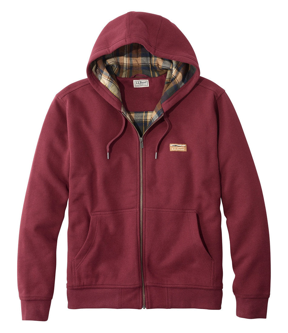 Men's Katahdin Iron Works® Hooded Sweatshirt, Flannel-Lined | L.L.Bean near me