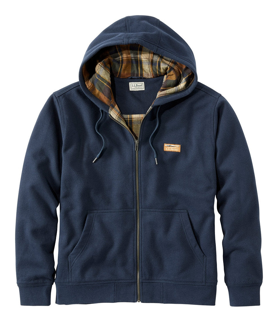 Men's Katahdin Iron Works® Hooded Sweatshirt, Flannel-Lined | L.L.Bean near me