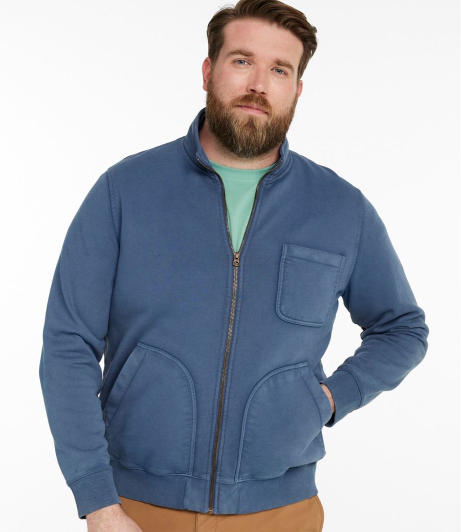 Men's Sunwashed Sweatshirt, Full-Zip | L.L.Bean for sale