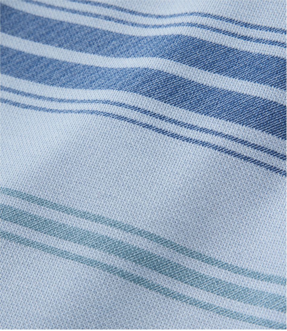 Men's Comfort Stretch Performance® Piqué, Quarter-Zip Pullover, Stripe | L.L.Bean on sale