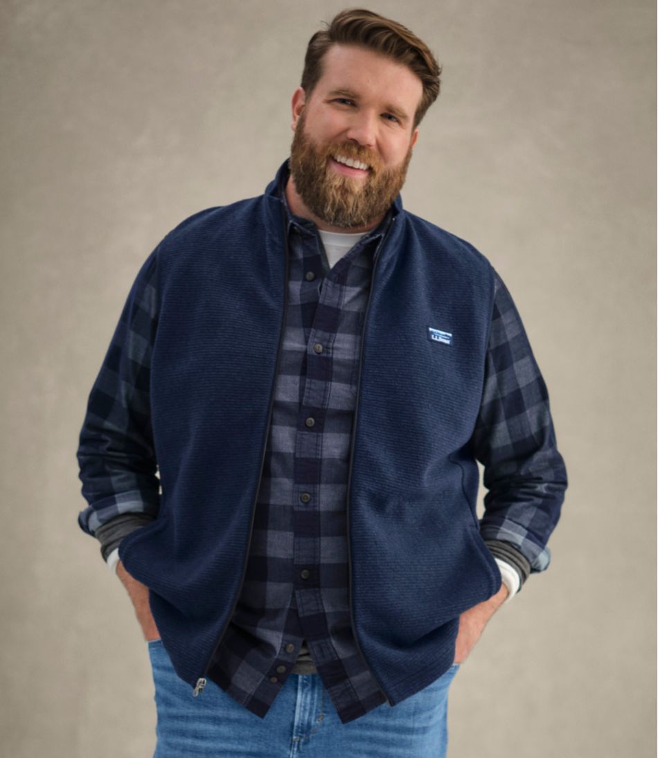 Men's Lakewashed Double-Knit Vest | L.L.Bean online