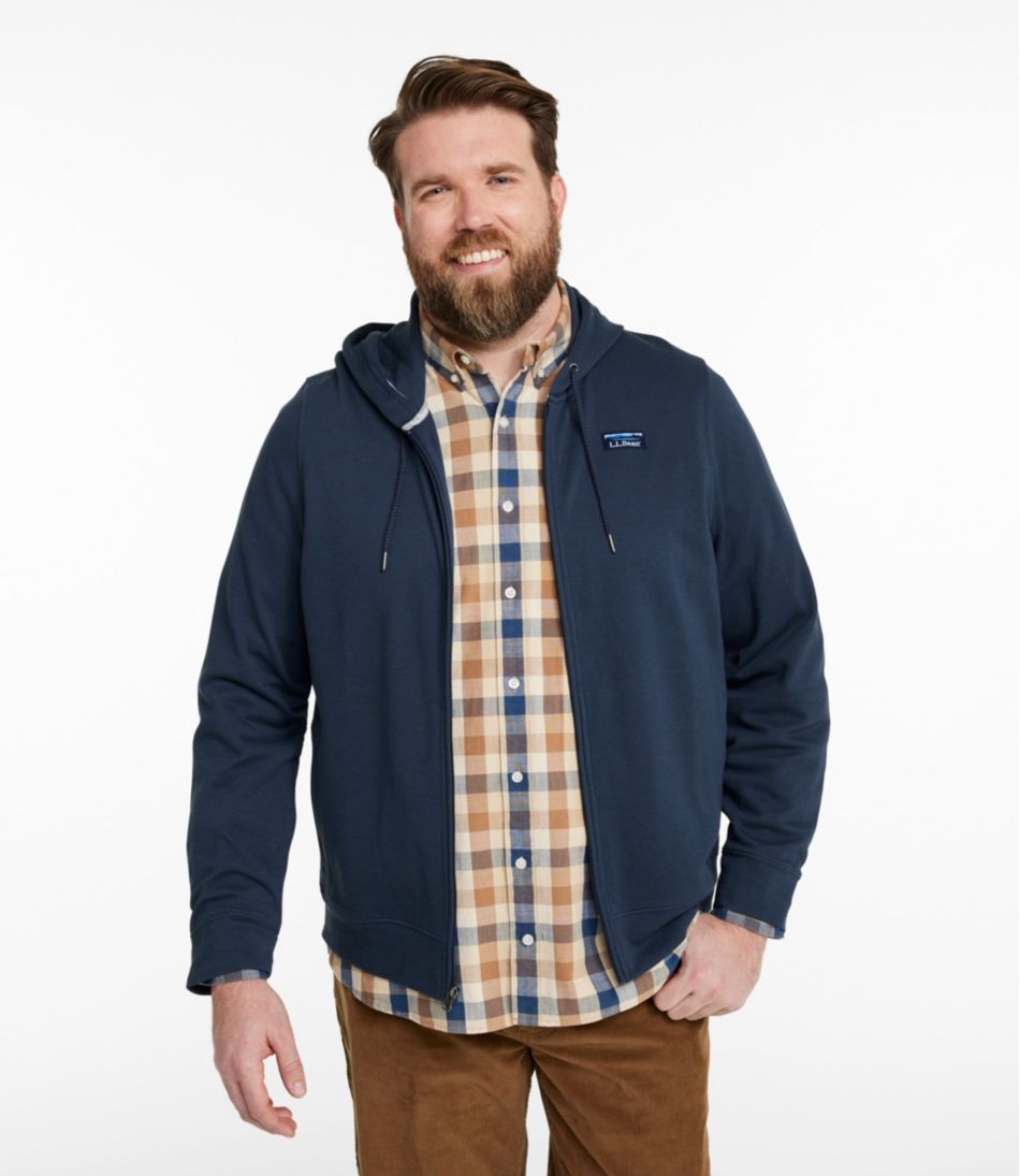 Men's Comfort Stretch Performance® Piqué, Full-Zip Hoodie | L.L.Bean sale