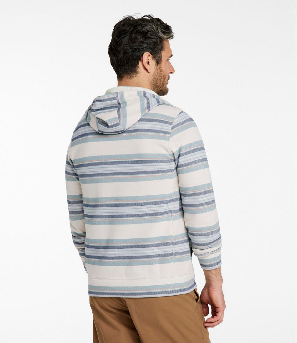 Men's Comfort Stretch Performance® Piqué, Full-Zip Hoodie, Stripe | L.L.Bean for sale