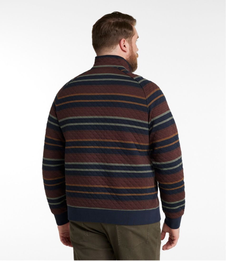 Men's Quilted Sweatshirt, Mockneck, Stripe | L.L.Bean near me