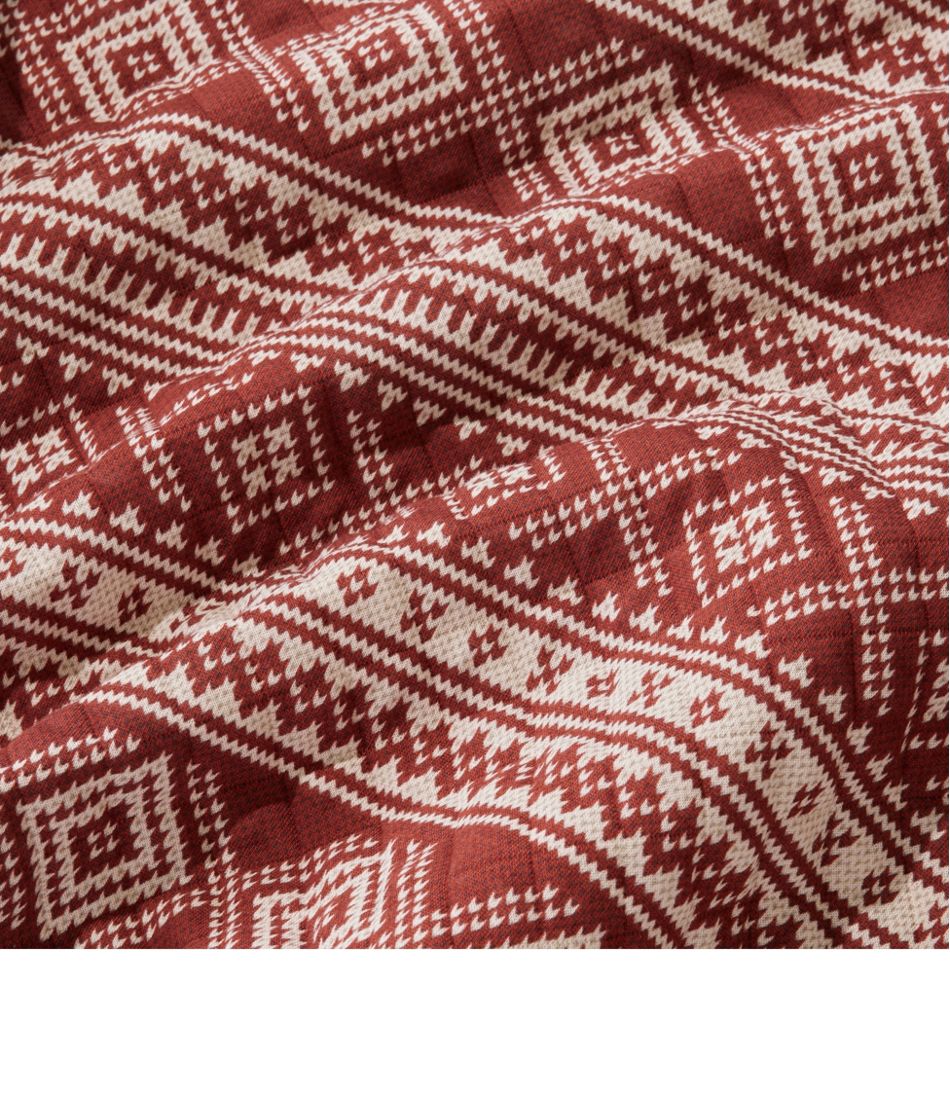 Men's Bean's Quilted Sweatshirt, Crewneck, Print | L.L.Bean outlet