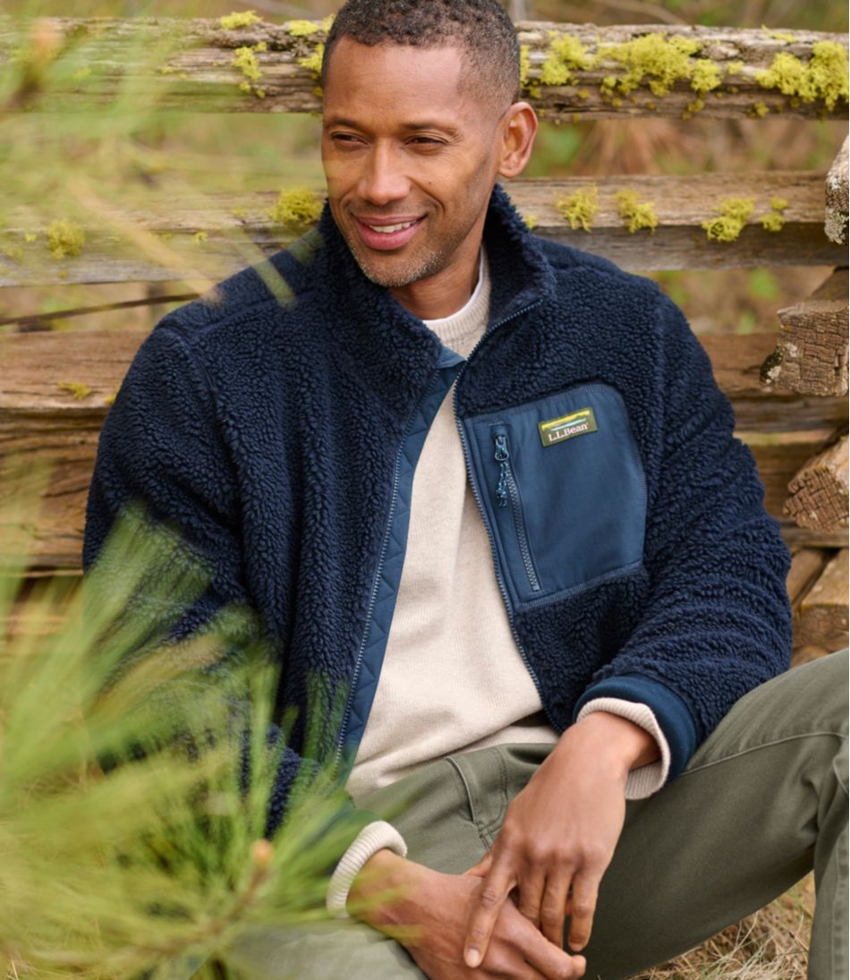Men's Bean's Sherpa Fleece Jacket | L.L.Bean sale