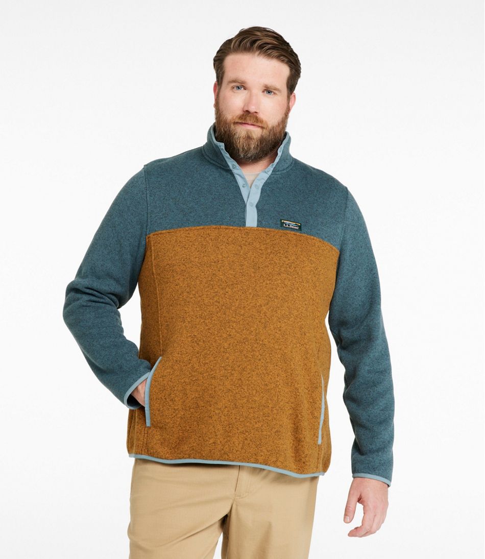 Men's L.L.Bean Sweater Fleece Pullover, Colorblock | L.L.Bean near me