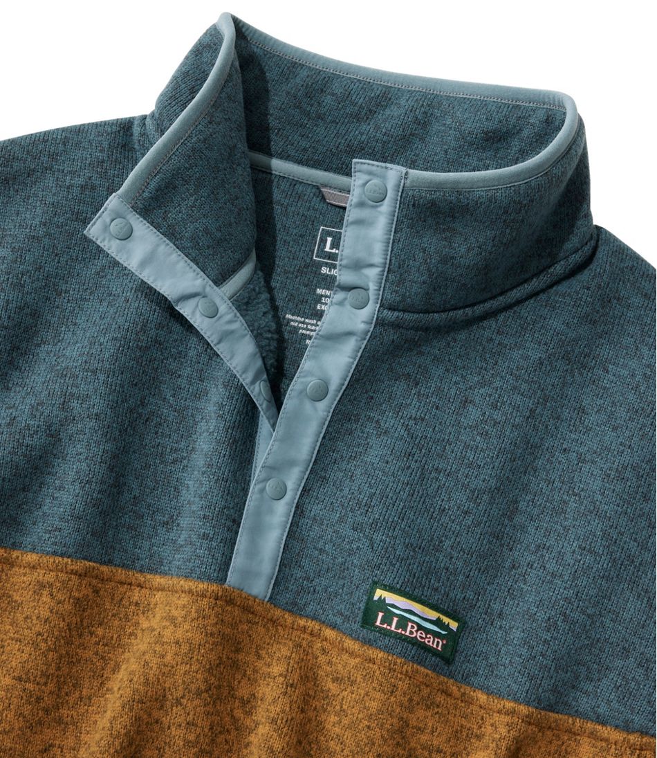 Men's L.L.Bean Sweater Fleece Pullover, Colorblock | L.L.Bean near me