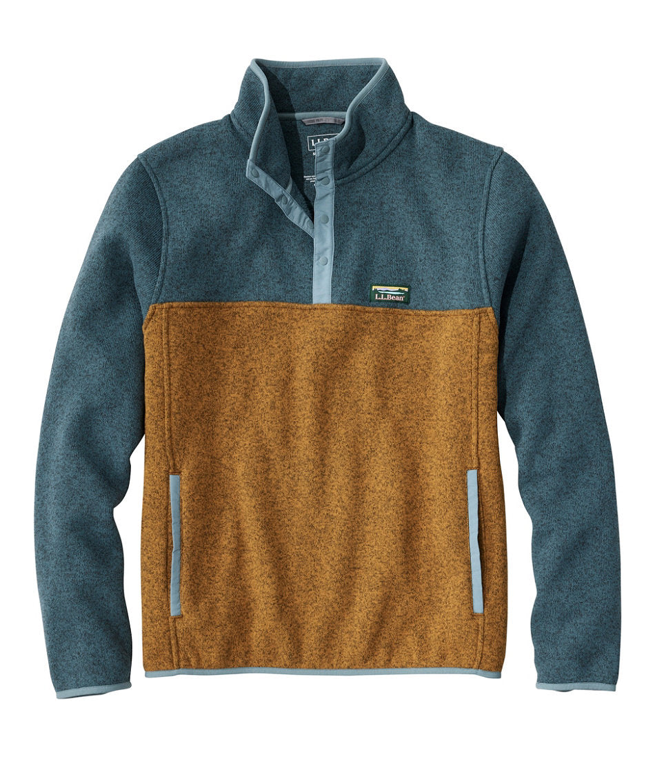 Men's L.L.Bean Sweater Fleece Pullover, Colorblock | L.L.Bean near me
