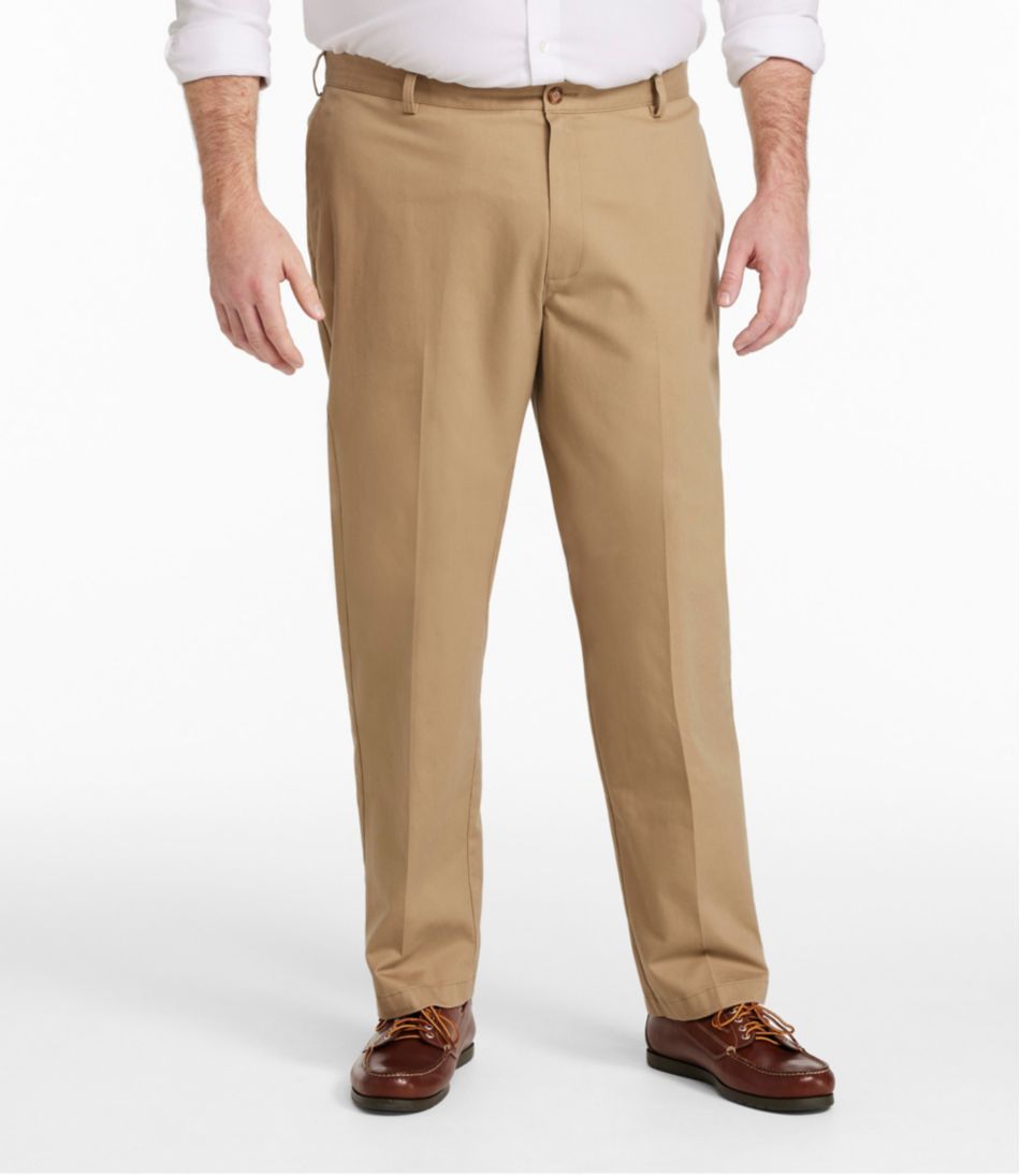 Men's Wrinkle-Free Double L® Chinos, Classic Fit, Plain Front | L.L.Bean outlet