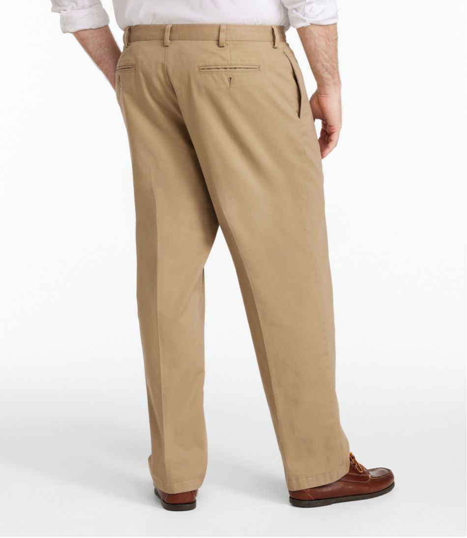 Men's Wrinkle-Free Double L® Chinos, Classic Fit, Plain Front | L.L.Bean outlet