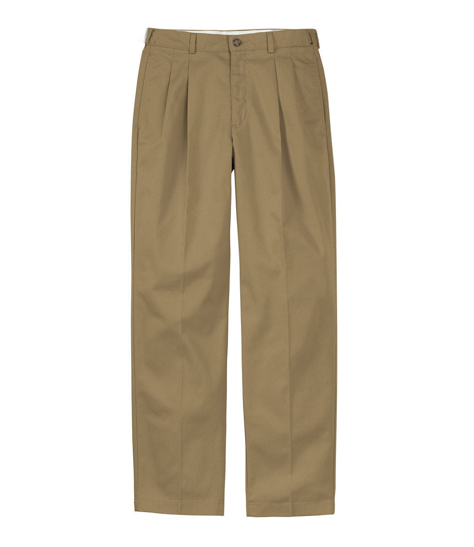 Men's Wrinkle-Free Double L® Chinos, Natural Fit, Hidden Comfort, Pleated | L.L.Bean online