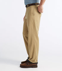 Men's Double L® Chinos, Natural Fit, Plain Front, Flannel-Lined | L.L.Bean discount