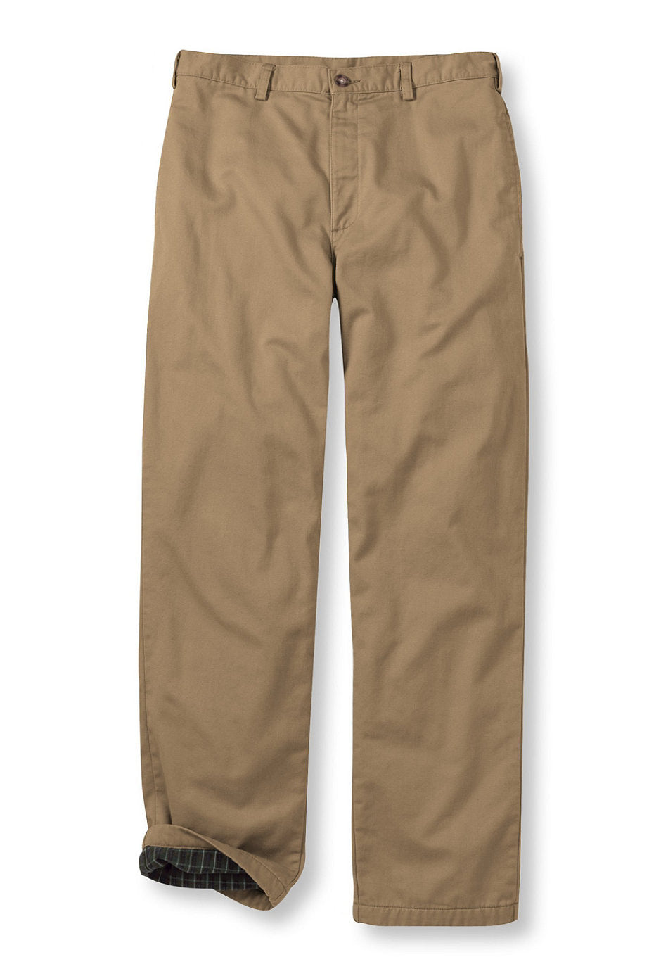 Men's Double L® Chinos, Natural Fit, Plain Front, Flannel-Lined | L.L.Bean discount