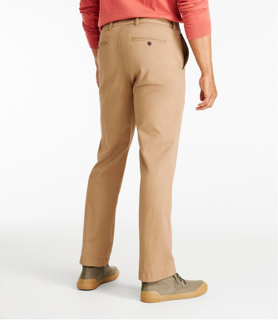 Men's Lakewashed® Stretch Khakis, Standard Fit, Straight Leg | L.L.Bean online