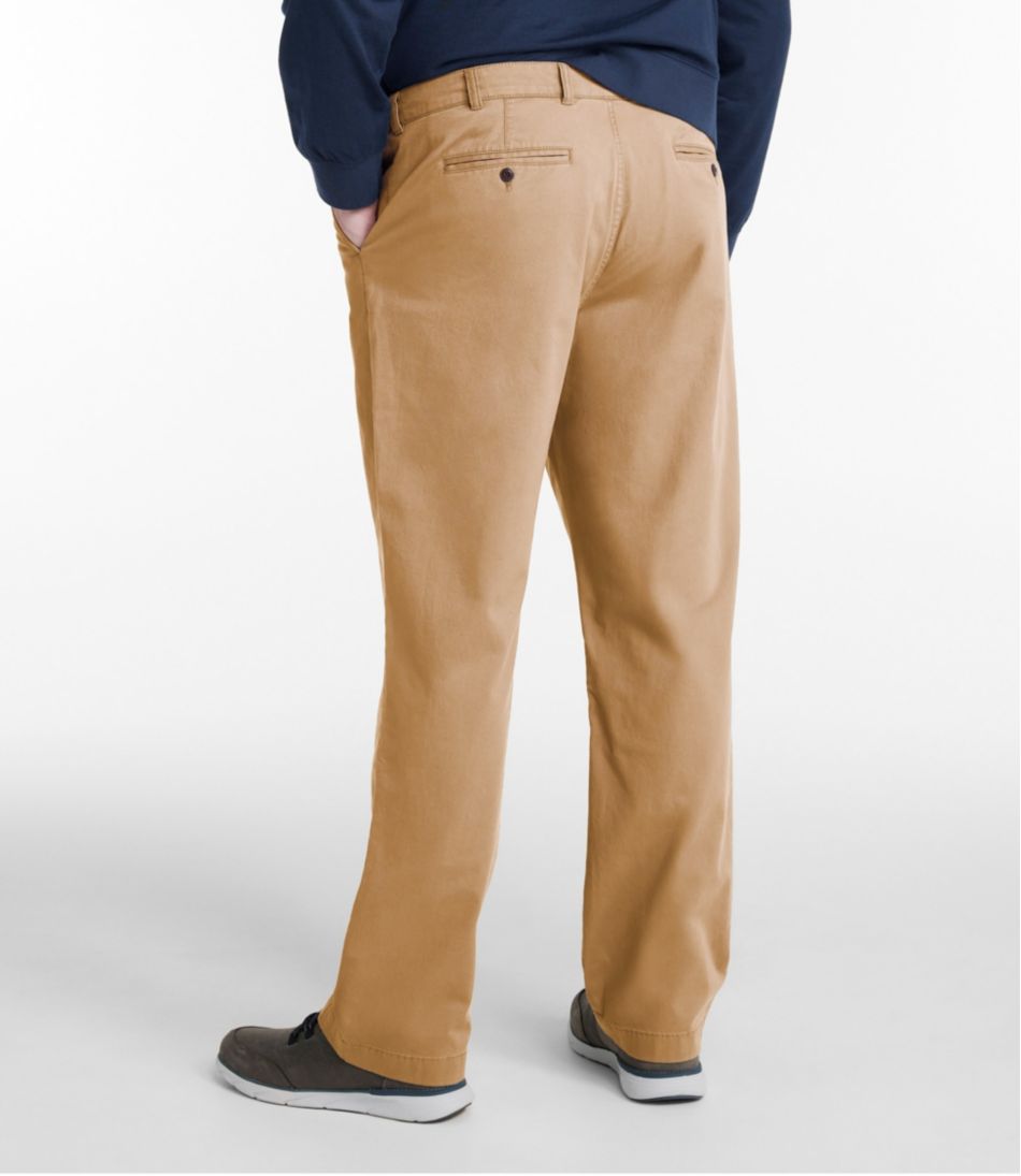 Men's Lakewashed® Stretch Khakis, Standard Fit, Straight Leg | L.L.Bean online