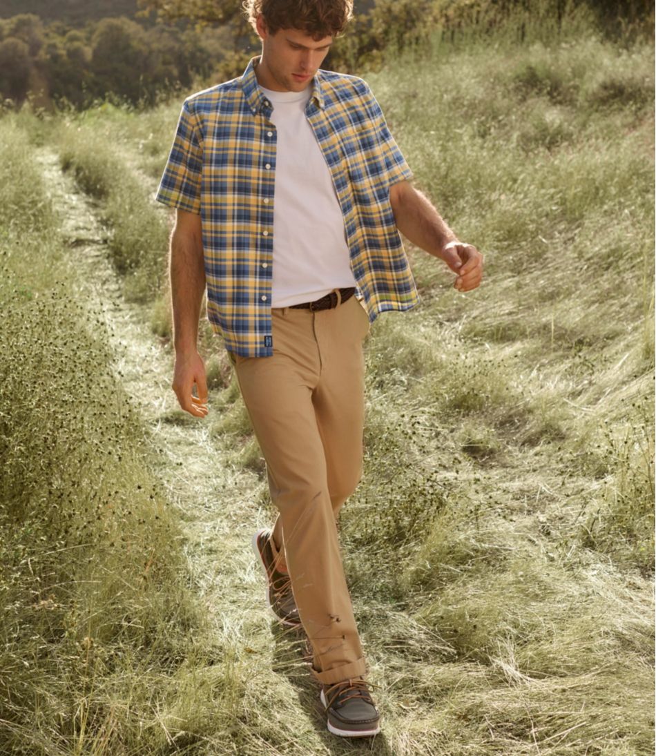 Men's Lakewashed® Stretch Khakis, Standard Fit, Straight Leg | L.L.Bean online
