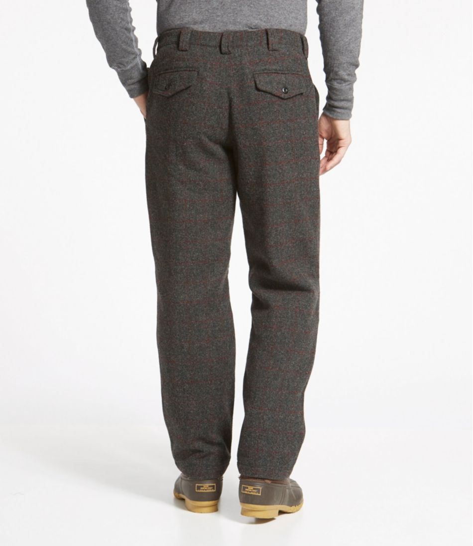 Men's Maine Guide Wool Pants with PrimaLoft, Plaid | L.L.Bean on sale