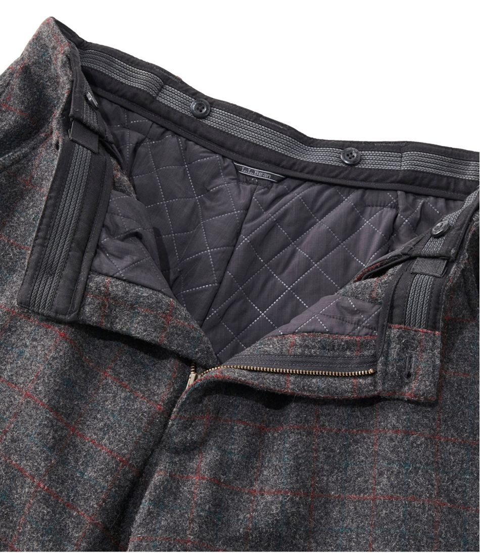 Men's Maine Guide Wool Pants with PrimaLoft, Plaid | L.L.Bean on sale
