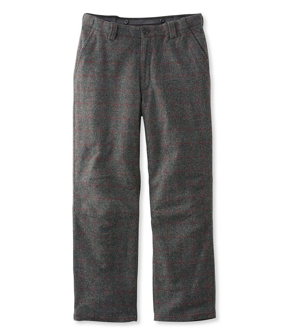 Men's Maine Guide Wool Pants with PrimaLoft, Plaid | L.L.Bean on sale